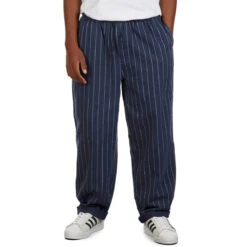 CCS Easy Twill Pants - Navy Pinstripe -Sports Ski Shop BQ2D3FB 4