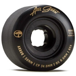 Arbor Suave Axel Serrat 80a Longboard Wheels - Black - 58mm
