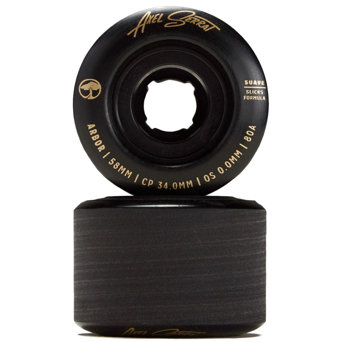 Arbor Suave Axel Serrat 80a Longboard Wheels - Black - 58mm Arbor Suave Axel Serrat 80a Longboard Wheels - Black - 58mm -Sports Ski Shop BQ39732 2