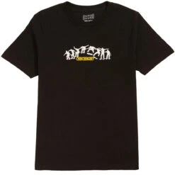 CCS Youth Kickflip Logo T-Shirt - Black/White/Yellow