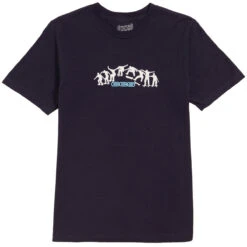 CCS Youth Kickflip Logo T-Shirt - Navy/White/Blue