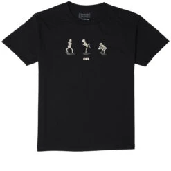 CCS Youth Vine Skeleton T-Shirt - Black/Bone/Noir