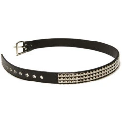 CCS Pyramid Studded Leather Belt - Black -Sports Ski Shop BQ5609C 4