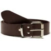 CCS Vegan Leather Belt - Brown -Sports Ski Shop BQ560A2 1a