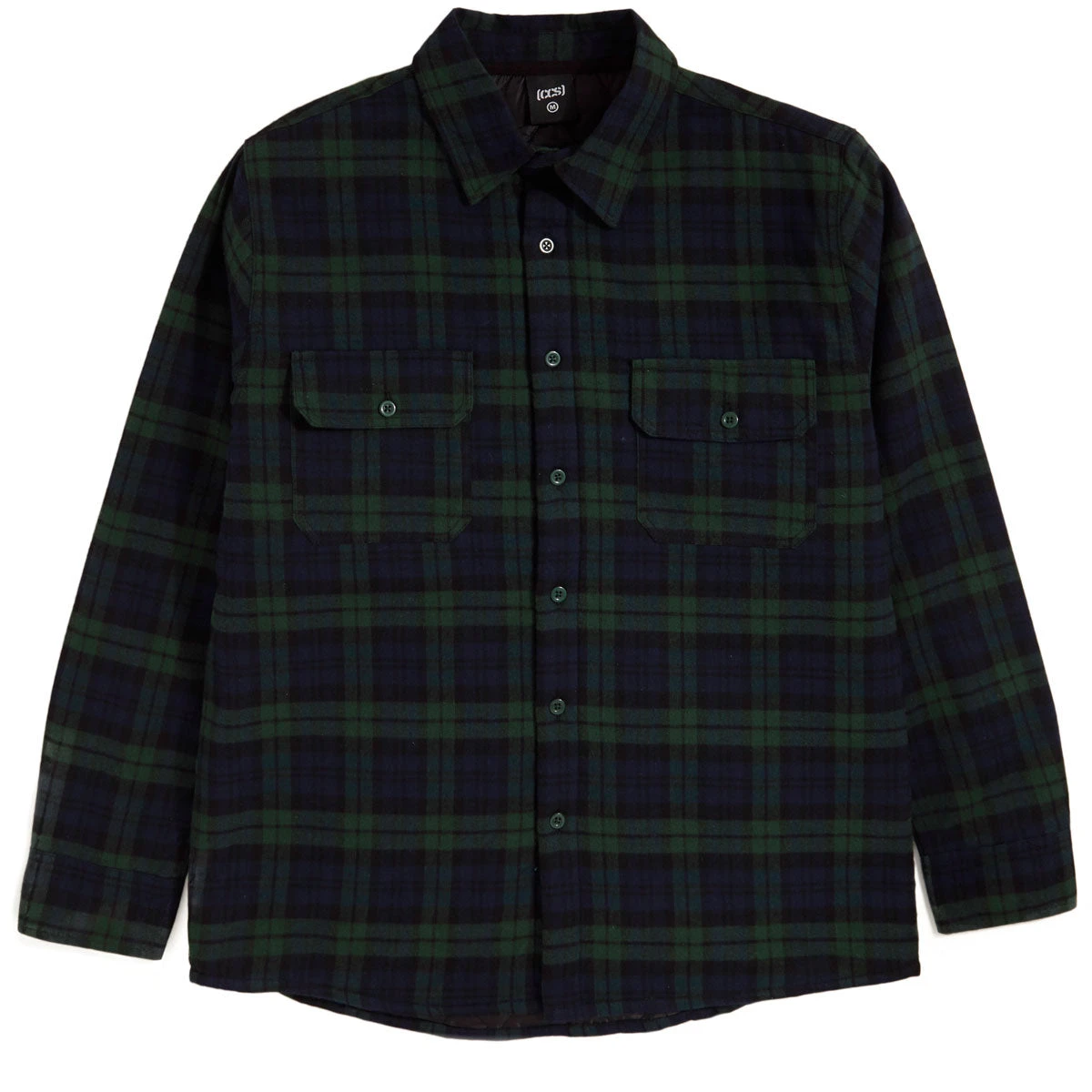 CCS Cheap Skates Quilted Flannel Jacket - Green/Navy CCS Cheap Skates Quilted Flannel Jacket - Green/Navy -Sports Ski Shop BQ56854 1