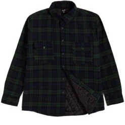 CCS Cheap Skates Quilted Flannel Jacket - Green/Navy