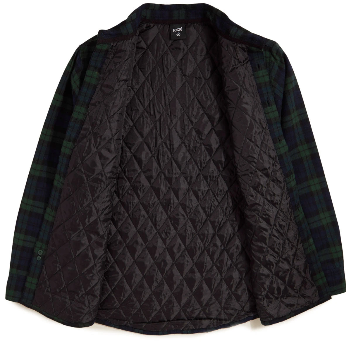 CCS Cheap Skates Quilted Flannel Jacket - Green/Navy CCS Cheap Skates Quilted Flannel Jacket - Green/Navy -Sports Ski Shop BQ56854 3