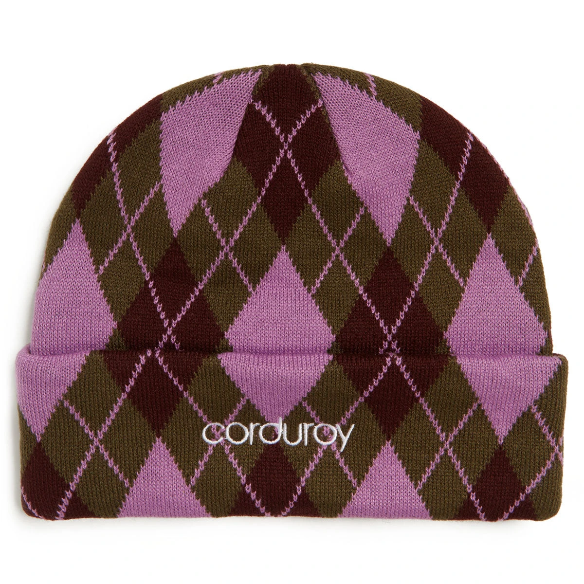 Corduroy Argyle Beanie - Army Corduroy Argyle Beanie - Army -Sports Ski Shop BQ5CFF9 1