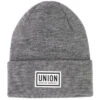 Union High Cuff Logo Beanie - Grey -Sports Ski Shop BQ5DB9B 1