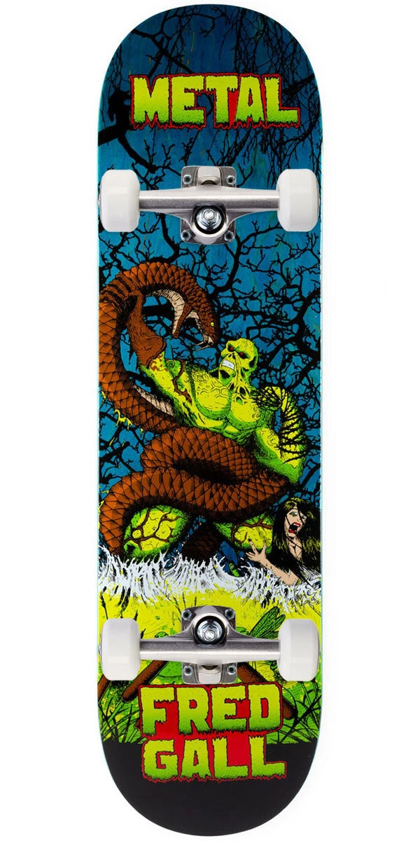 Metal Fred Gall Swamp Thing Skateboard Complete - 8.50" Metal Fred Gall Swamp Thing Skateboard Complete - 8.50" -Sports Ski Shop BQ5F881 c