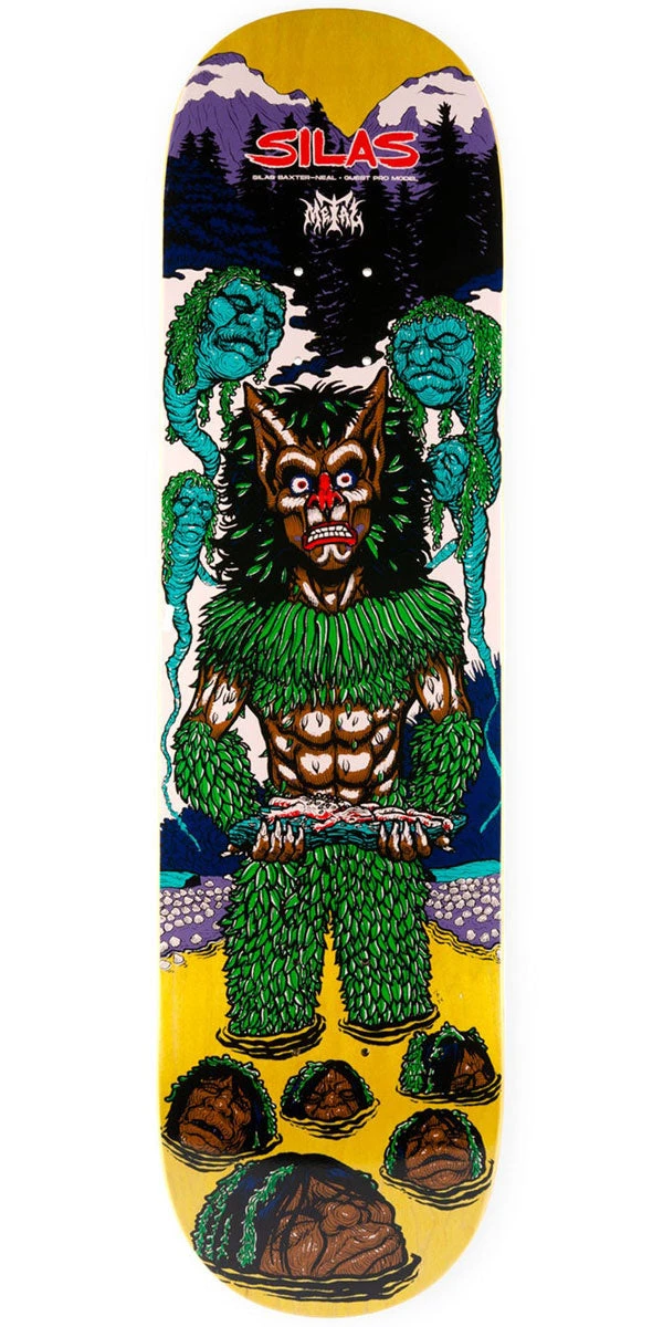 Metal Silas Bakwas Skateboard Deck - 8.25" Metal Silas Bakwas Skateboard Deck - 8.25" -Sports Ski Shop BQ5F882 1