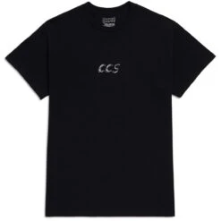 CCS Smile On The Surface T-Shirt - Black/White 4 CCS Smile On The Surface T-Shirt - Black/White -Sports Ski Shop BQ64069 2