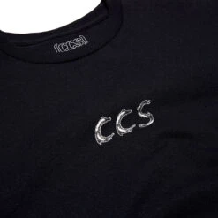 CCS Smile On The Surface T-Shirt - Black/White 5 CCS Smile On The Surface T-Shirt - Black/White -Sports Ski Shop BQ64069 4