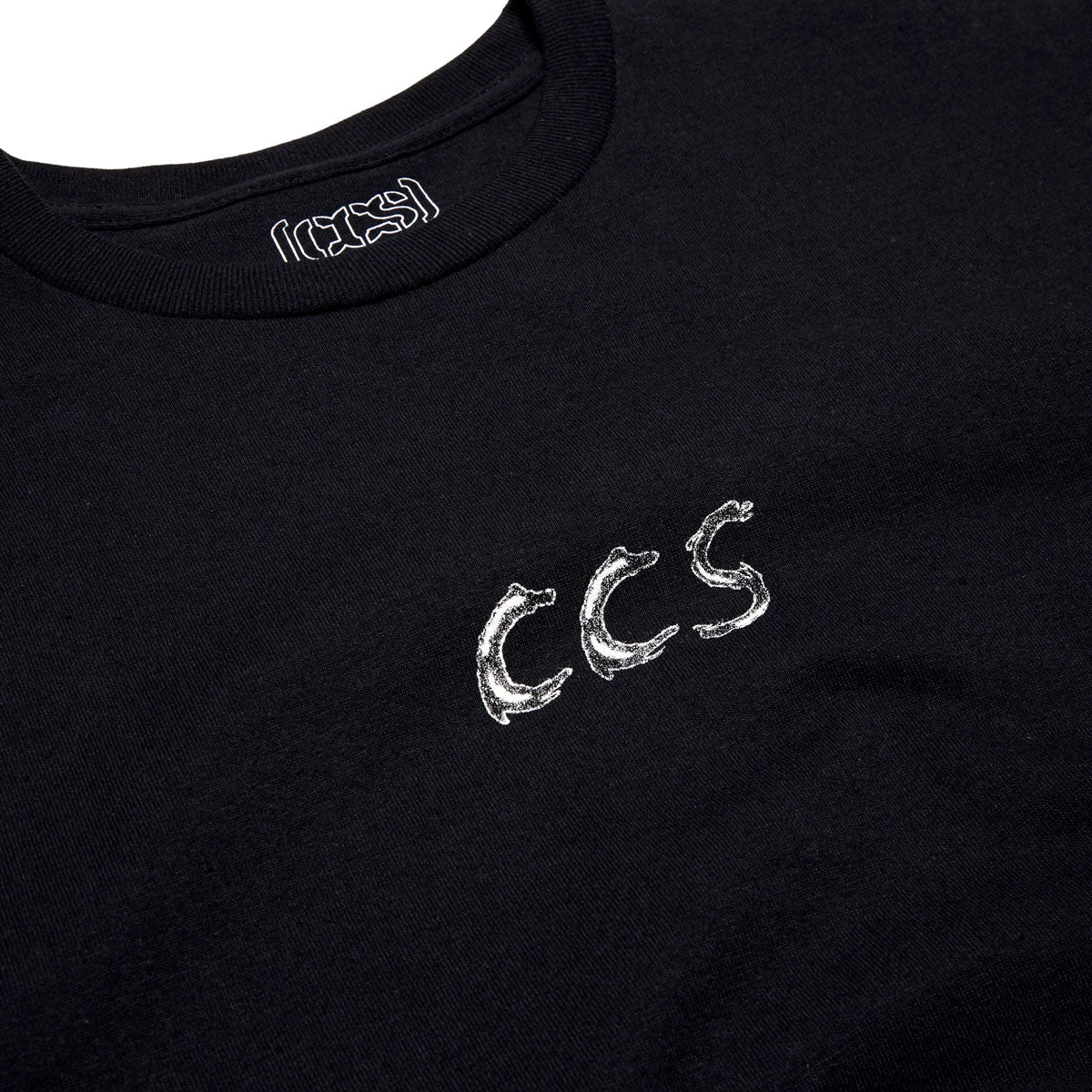 CCS Smile on the Surface T-Shirt - Black/White CCS Smile On The Surface T-Shirt - Black/White -Sports Ski Shop BQ64069 4