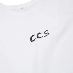 CCS Smile On The Surface T-Shirt - White/Black -Sports Ski Shop BQ6406E 4