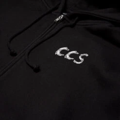 CCS Smile On The Surface Zip Hoodie - Black/White 5 CCS Smile On The Surface Zip Hoodie - Black/White -Sports Ski Shop BQ640A5 3