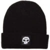 Zero Single Skull Patch Beanie - Black 1 Zero Single Skull Patch Beanie - Black -Sports Ski Shop BQ651BF 1