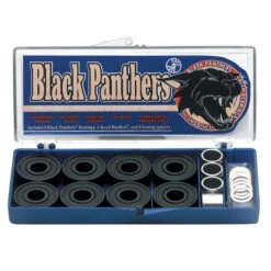 Shorty's Black Panther Abec 5 Bearings - Blue