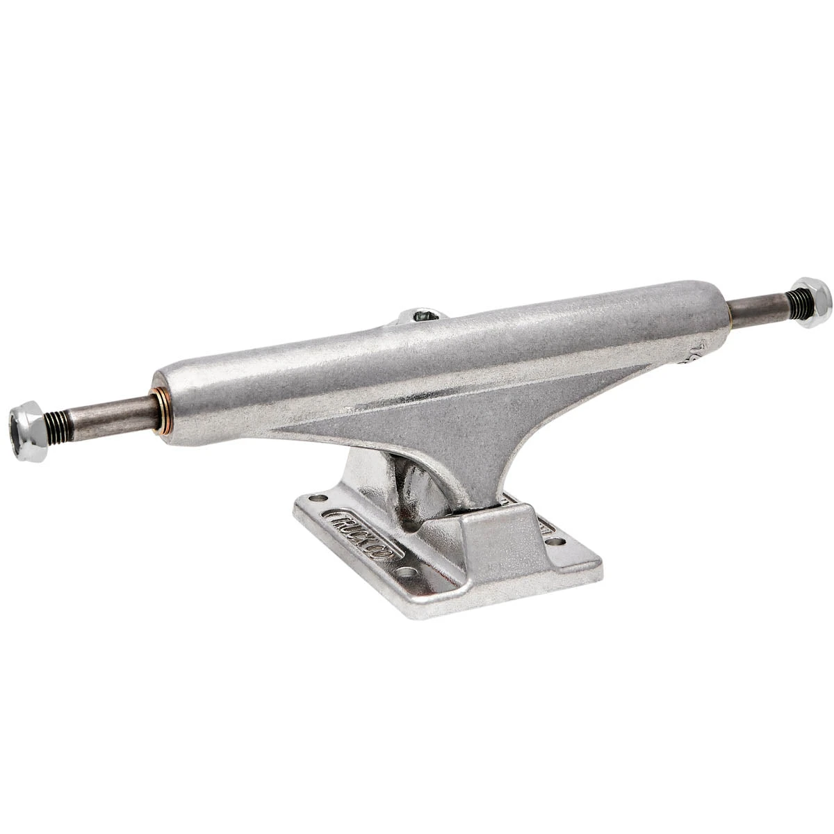 Independent Polished Mid Skateboard Trucks - Silver Independent Polished Mid Skateboard Trucks - Silver -Sports Ski Shop IN Mid Silver Truck Front
