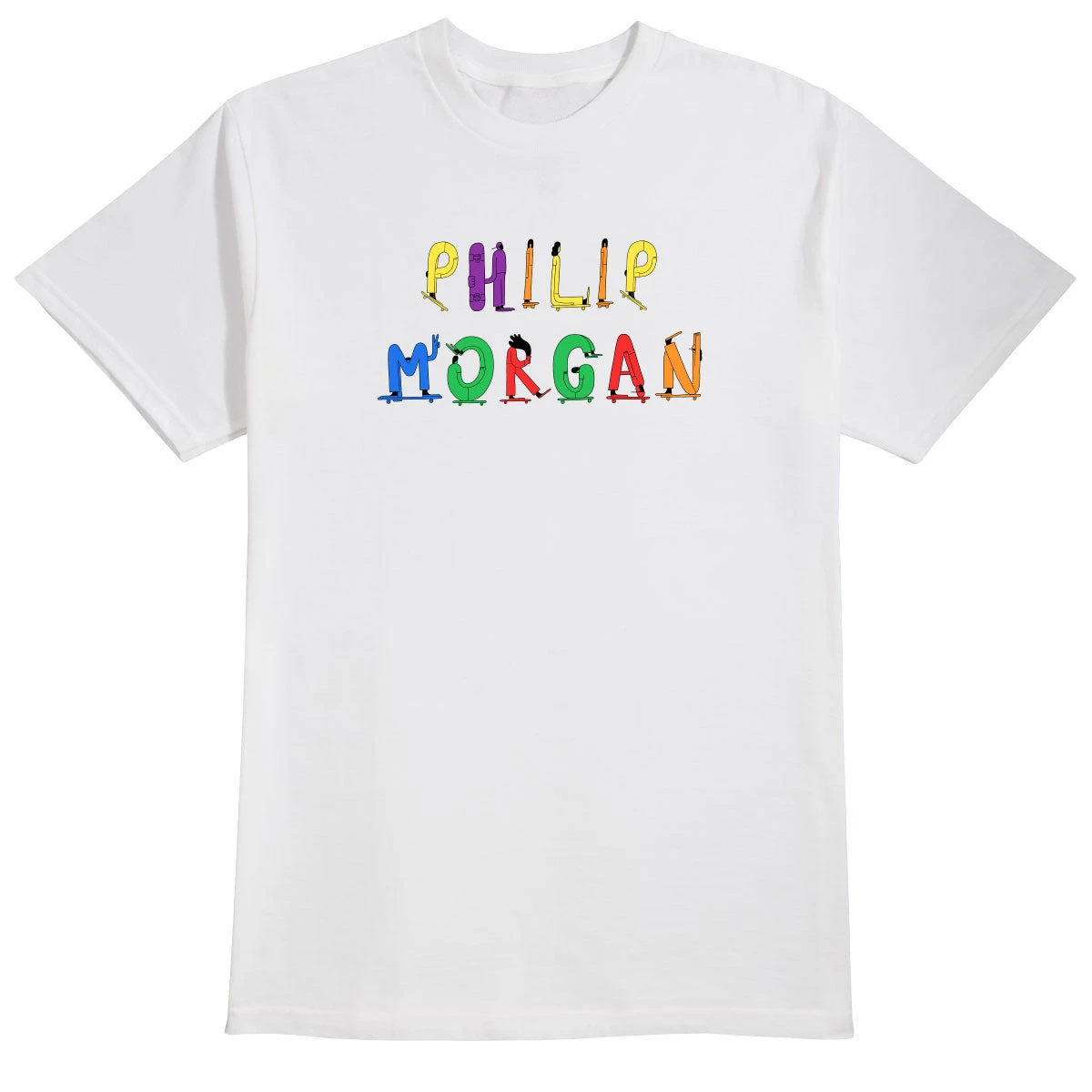 PM Alphabet Customs X T-Shirt PM Alphabet Customs X T-Shirt -Sports Ski Shop Philip Morgan tshirt