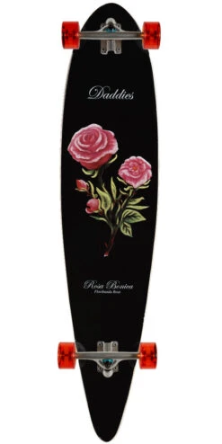 Daddies Rose City Pintail Longboard Complete
