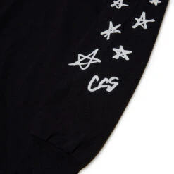 CCS Stars Longsleeve T-Shirt -Sports Ski Shop STARSLEEVE BLACKWHITE 2
