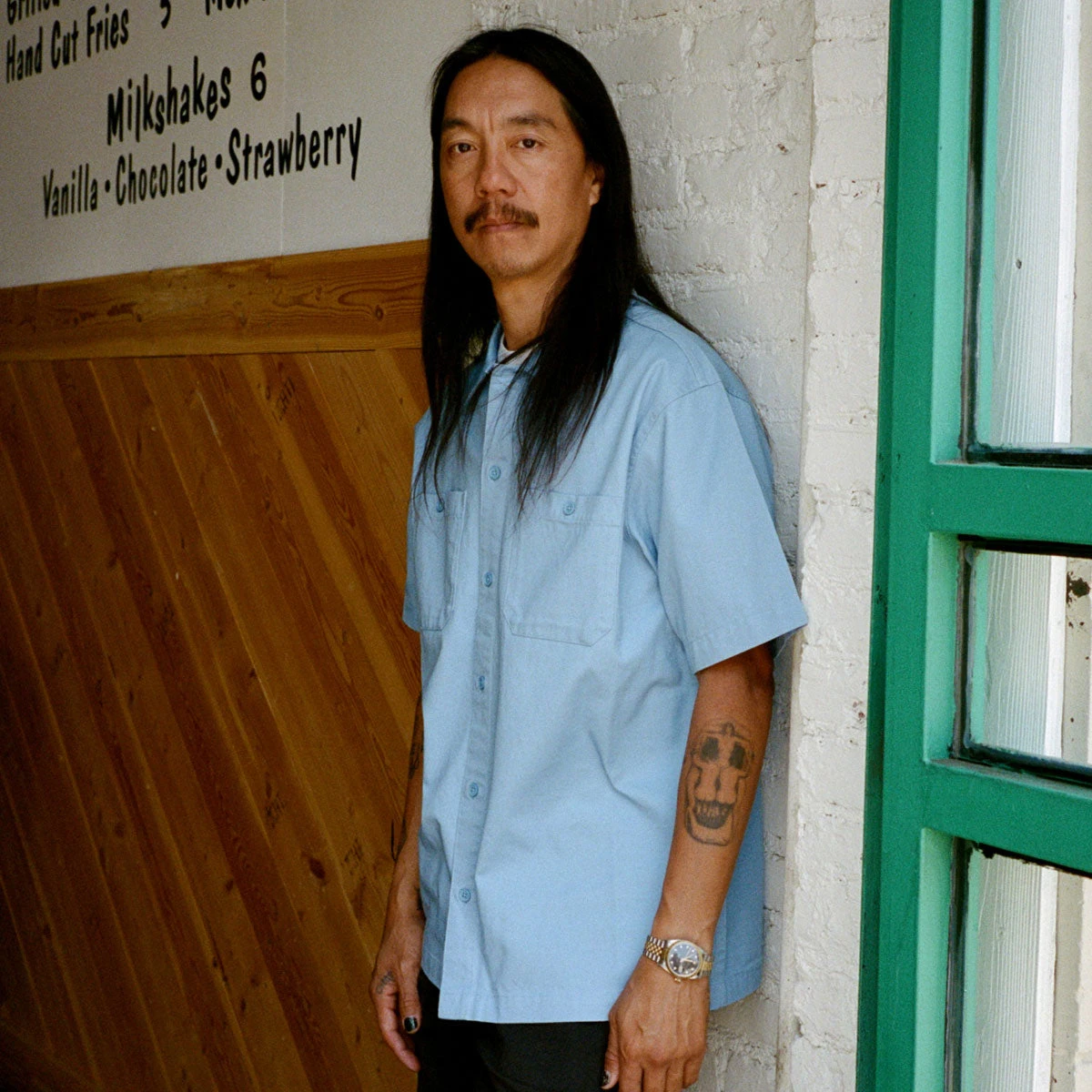 CCS Heavy Cotton Work Shirt - Khaki CCS Heavy Cotton Work Shirt - Khaki -Sports Ski Shop WORKSHIRT khaki model 3