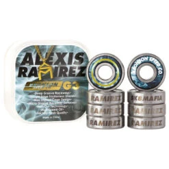 Bronson Alexis Ramirez Pro G3 Bearings - Black -Sports Ski Shop alexis ramirez pro g3 box 8 bronson 1