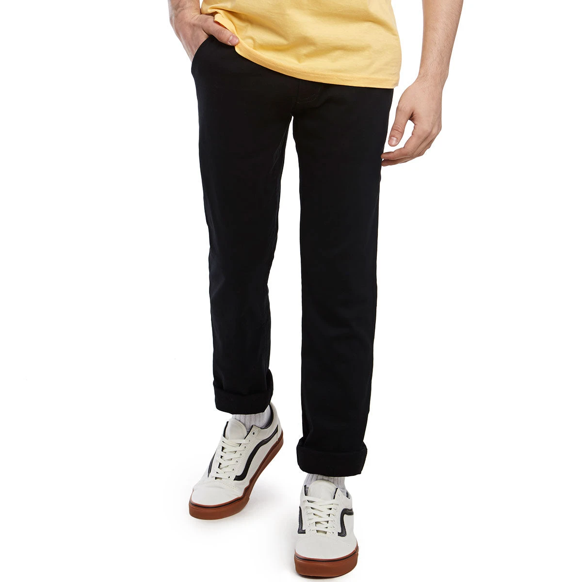 CCS Slim Fit Chino Pants - Black CCS Slim Fit Chino Pants - Black -Sports Ski Shop aq14086 5 1 2