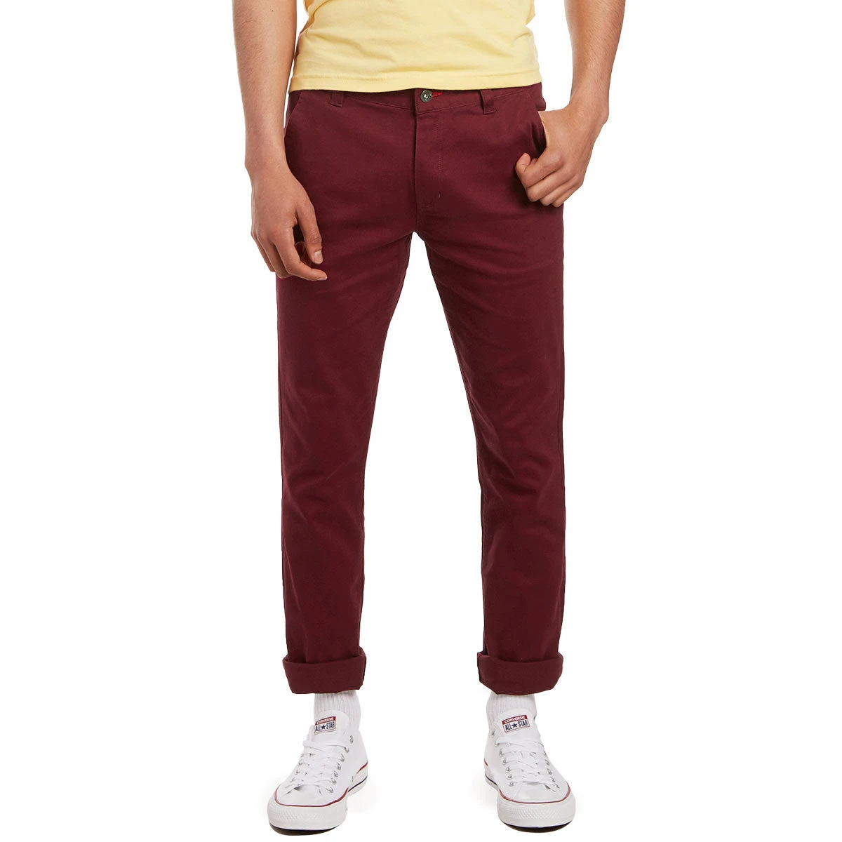 CCS Slim Fit Chino Pants - Burgundy CCS Slim Fit Chino Pants - Burgundy -Sports Ski Shop aq1409d 3