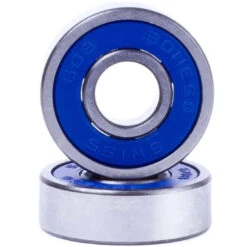 Bones Super Swiss 6 Bearings - Blue