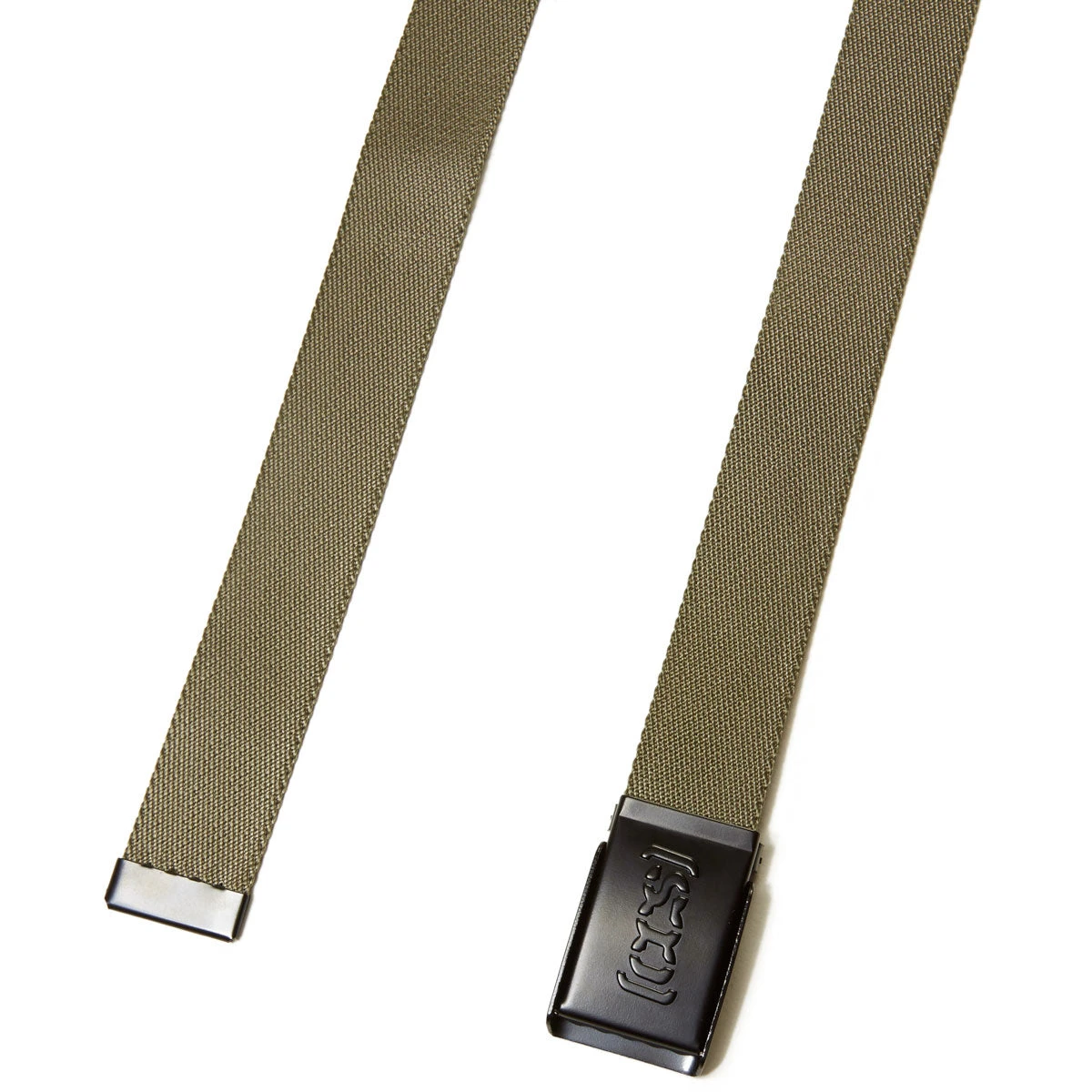 CCS Black Logo Buckle Belt - Olive CCS Black Logo Buckle Belt - Olive -Sports Ski Shop ccs black logo buckle belt olive 2