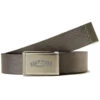 CCS Silver Kickflip Buckle Belt - Grey -Sports Ski Shop ccs silver kickflip buckle belt grey 1