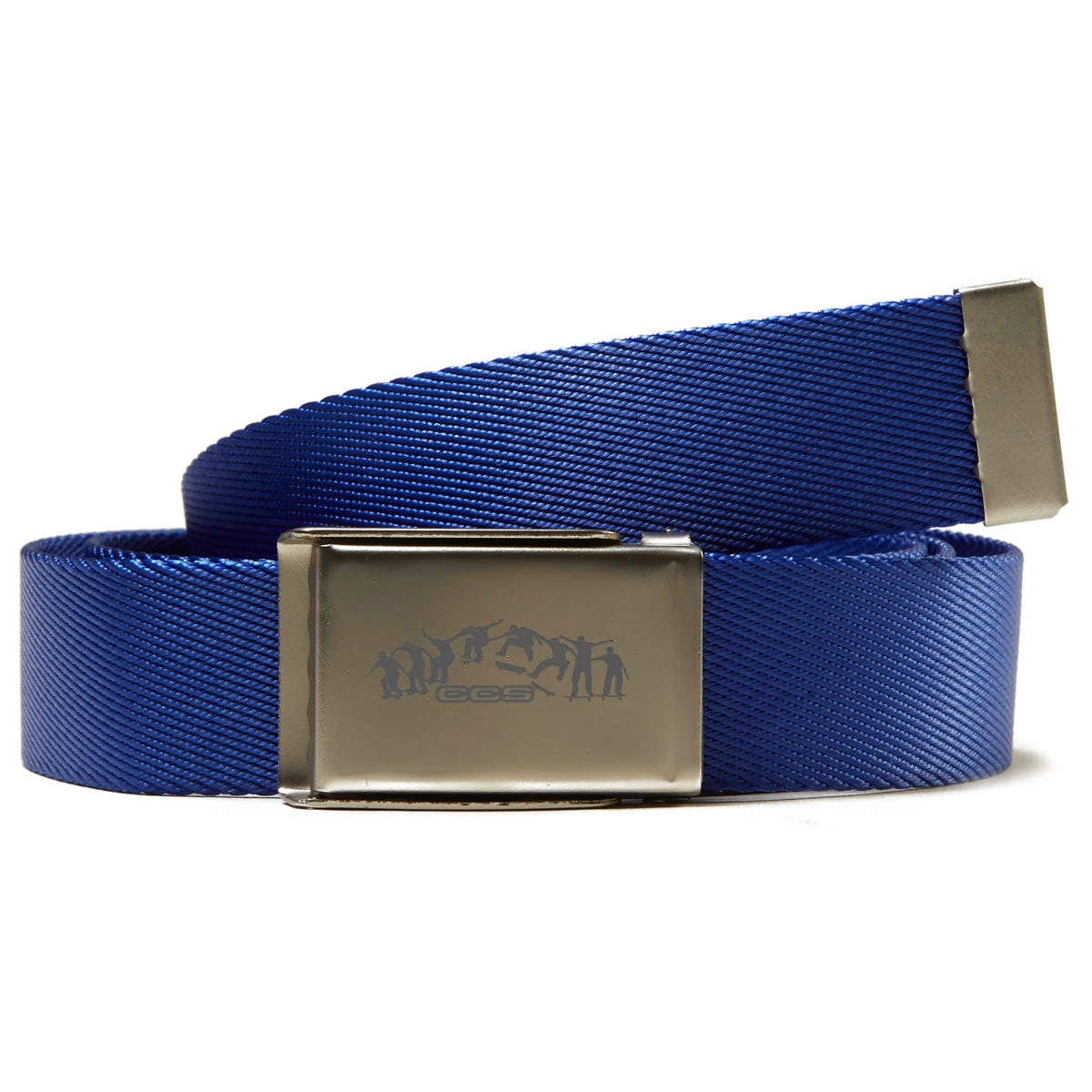 CCS Silver Kickflip Buckle Belt - Royal Blue CCS Silver Kickflip Buckle Belt - Royal Blue -Sports Ski Shop ccs silver kickflip buckle belt royal blue 1