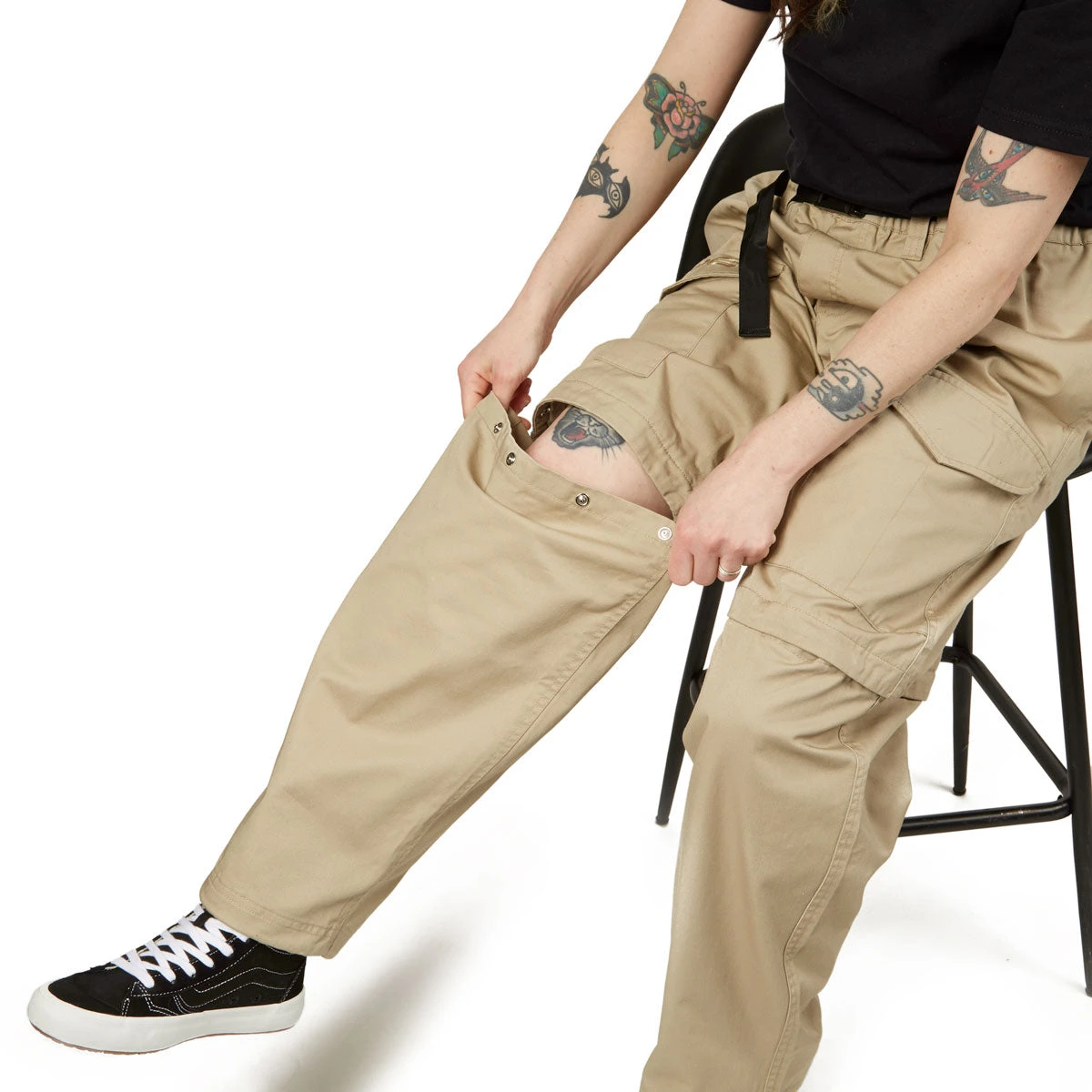 CCS Snap On Cargo Pants - Khaki CCS Snap On Cargo Pants - Khaki -Sports Ski Shop ccs snap on cargo pants khaki knee