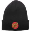 Santa Cruz Classic Dot Long Shoreman Beanie - Black 1 Santa Cruz Classic Dot Long Shoreman Beanie - Black -Sports Ski Shop santa cruz classic dot long shoreman beanie